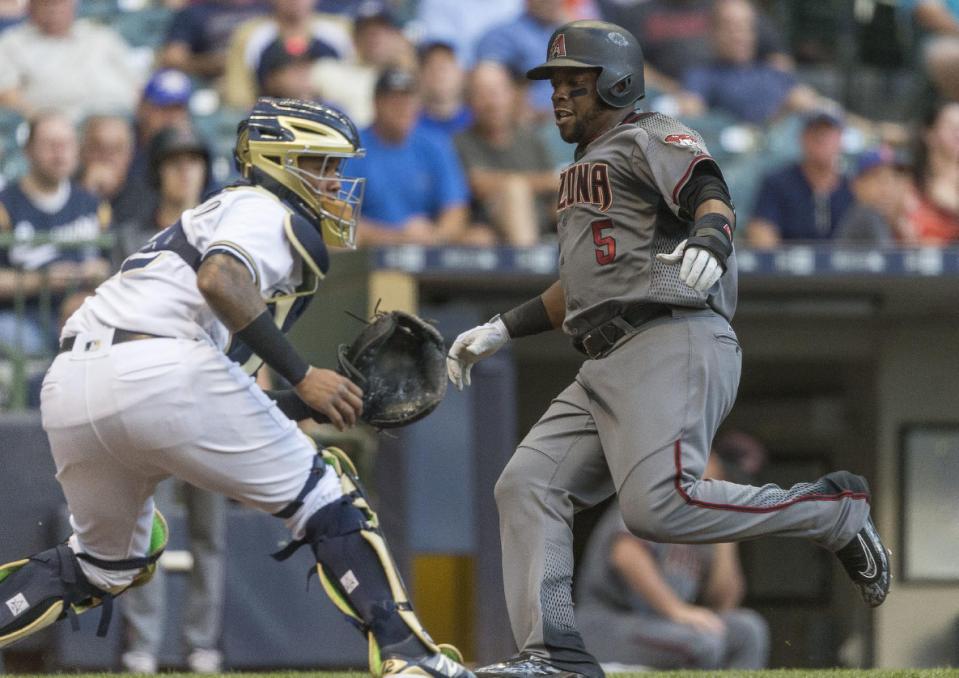 Diamondbacks Brewers Baseball