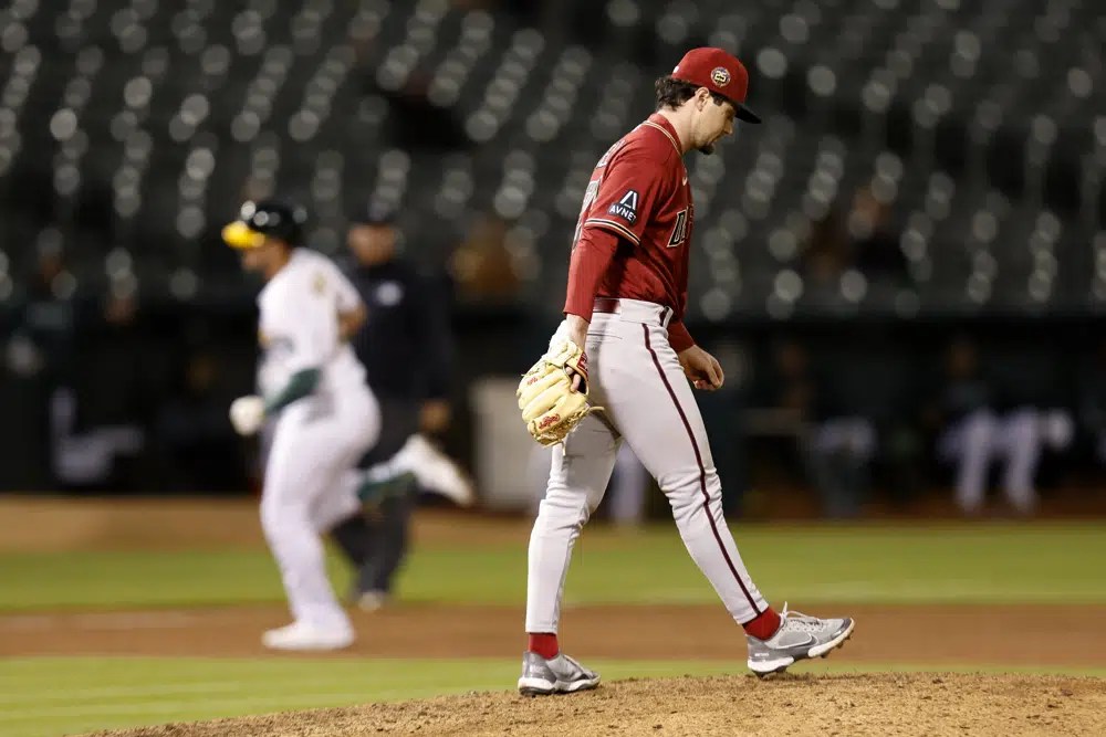 A’s frenan a&nbsp;Diamondbacks