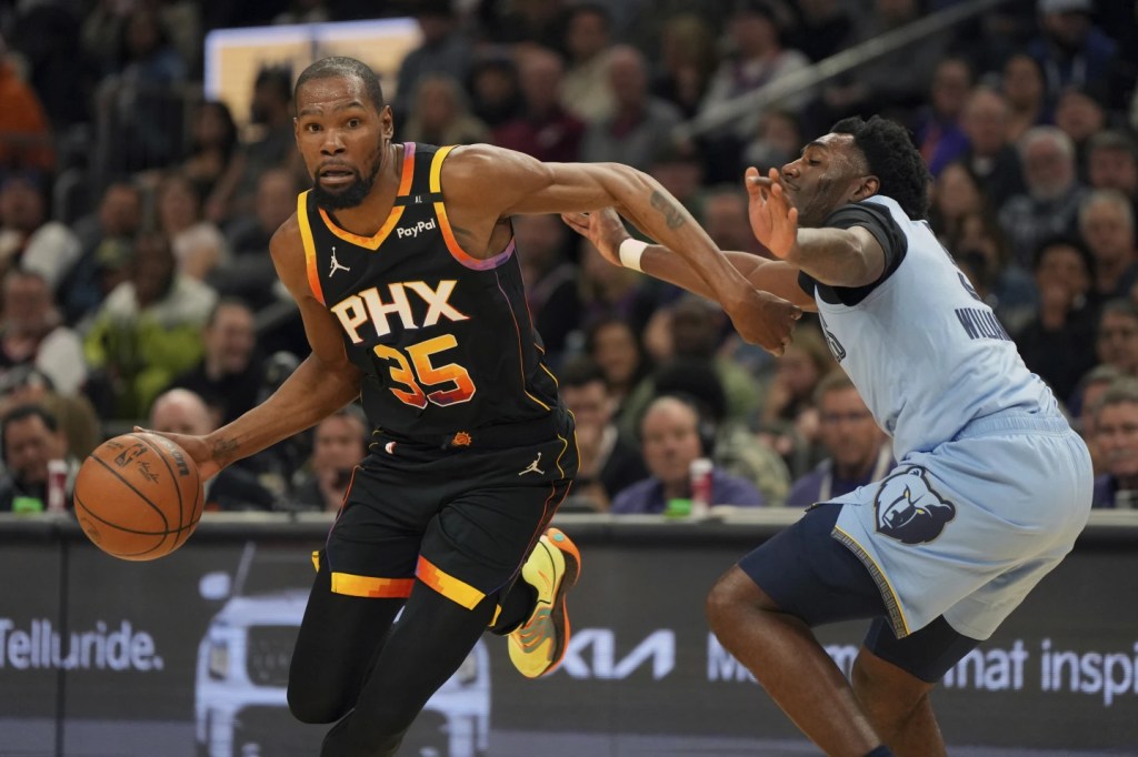 Durant se une a selecto grupo en revés de&nbsp;Suns
