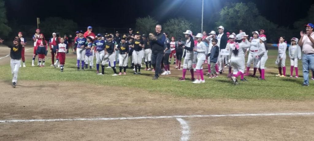 Inauguran infantil de beisbol&nbsp;femenil