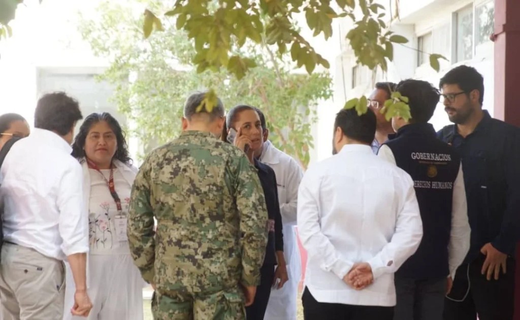 Recorre Claudia Sheinbaum área del descarrilamiento, anuncia apoyos a los&nbsp;afectados