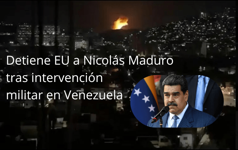 Estados Unidos anuncia detención de Presidente&nbsp;Venezolano