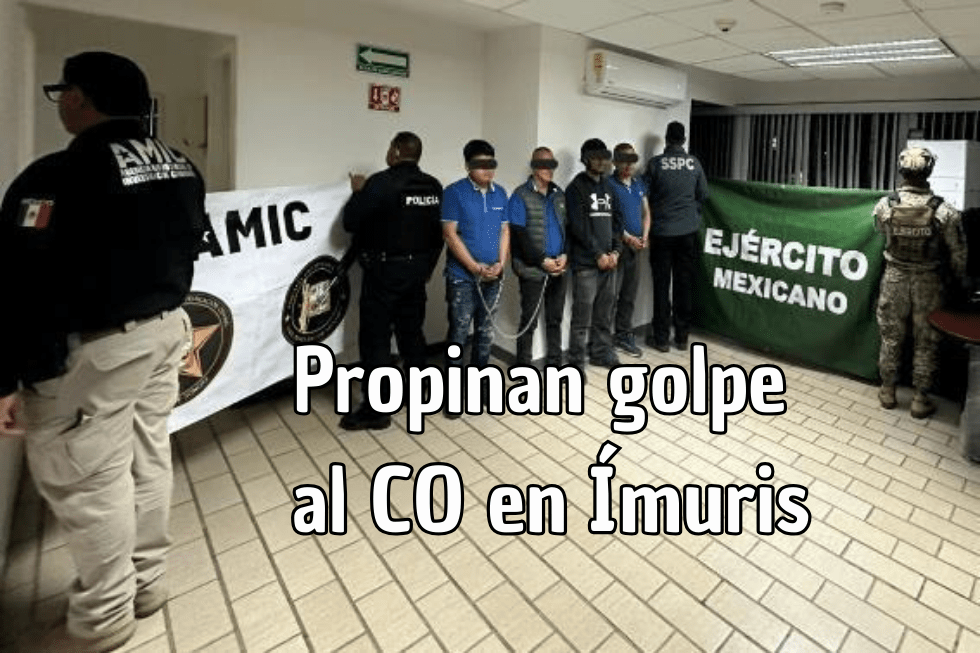 Incautan armas en Ímuris, hay cuatro&nbsp;detenidos