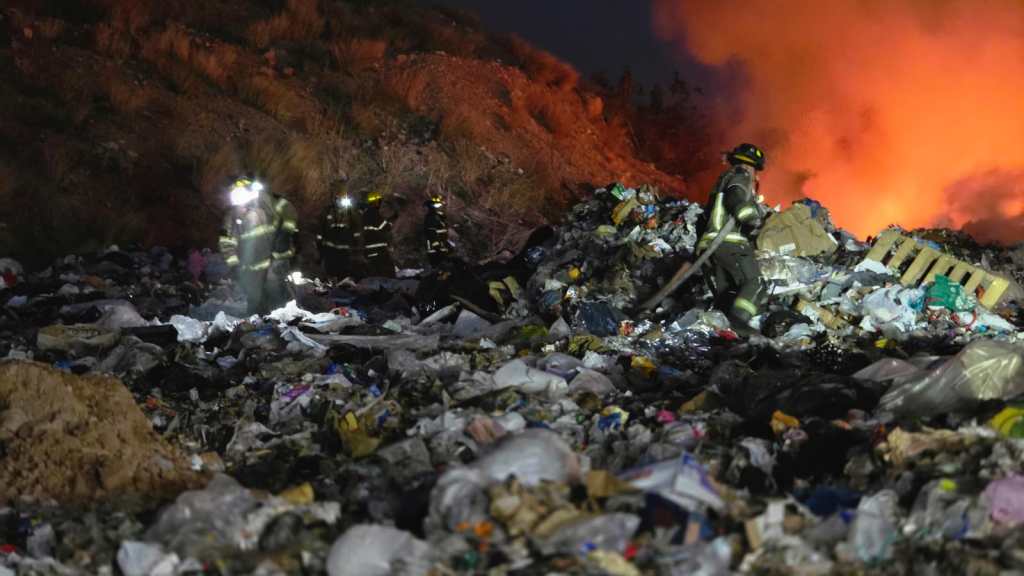 Refuerzan vigilancia en el Relleno Sanitario de Nogales tras&nbsp;incendio