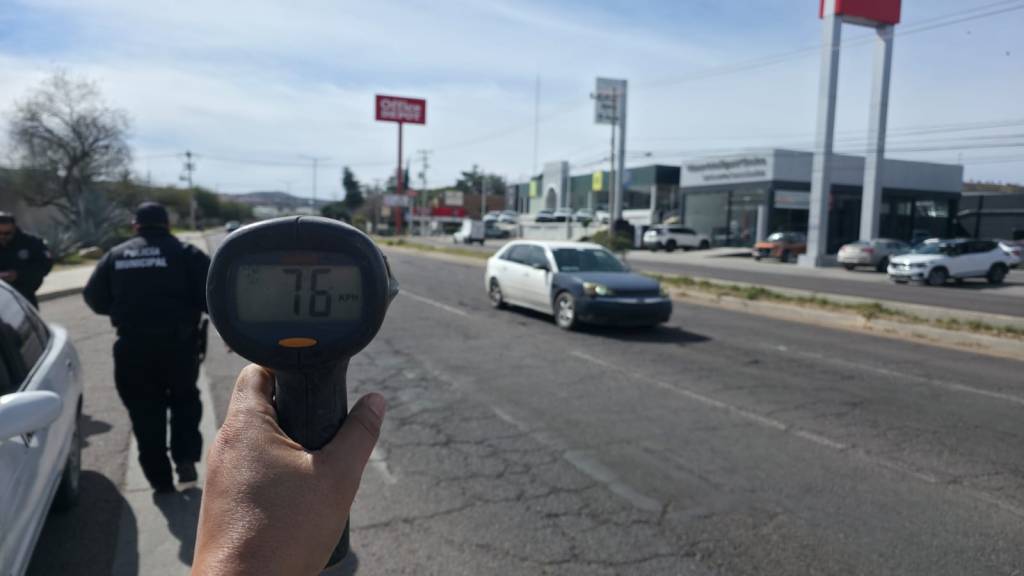 Montan operativo contra exceso de&nbsp;velocidad